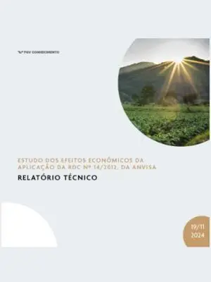 Relatório Técnico I Estudo dos Efeitos Econômicos da Aplicação da RDC Nº14/2012, DA ANVISA